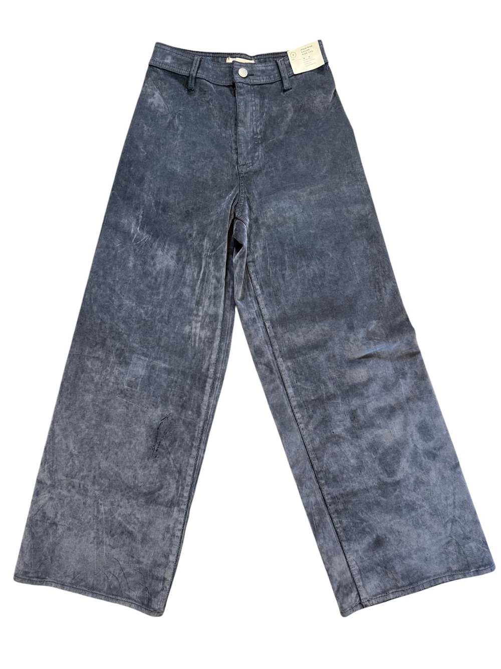 NWT Madewell inseam 28” size 2 High-Rise Sailor Wide Leg Jeans in Washed Black